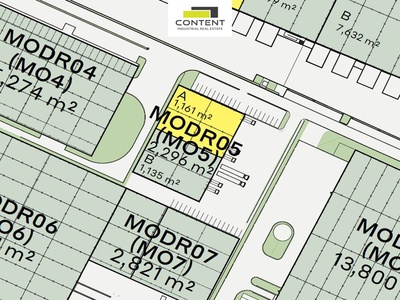 Pronájem skladu, výrobních prostor 1.161 m², Brno - Modřice, E461 - 112512