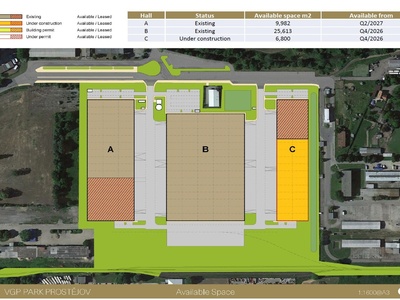 Pronájem skladu, výrobních prostor 4.000 m², Prostějov, D46 - 114359