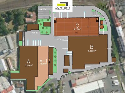 Pronájem skladu, výrobních prostor 6.200 m², Kolín - 114441