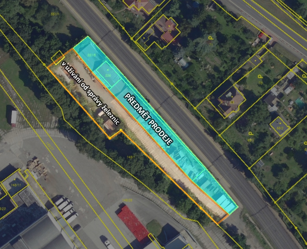 Prodej komerčního pozemku 1.379 m² Praha 6 Sedlec
