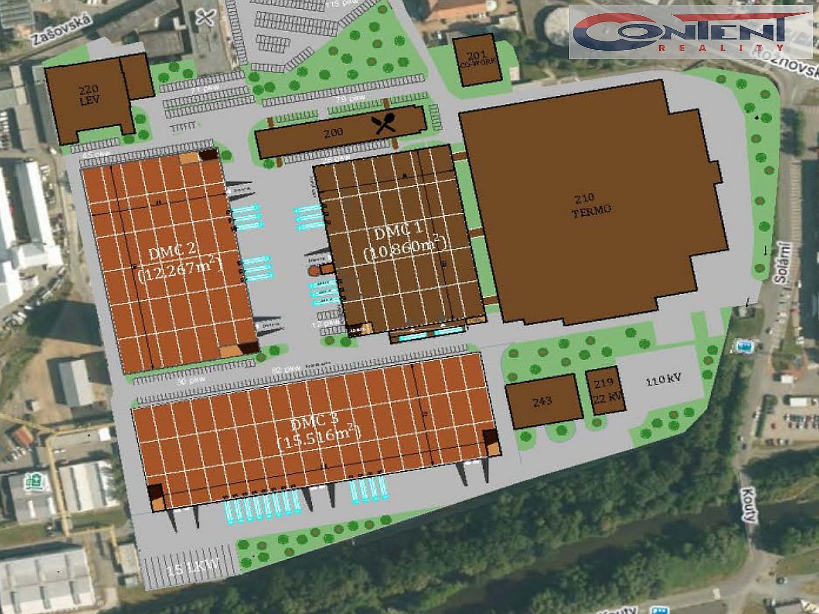 Pronájem skladu, výrobních prostor 8.000 m², Valašské Meziříčí