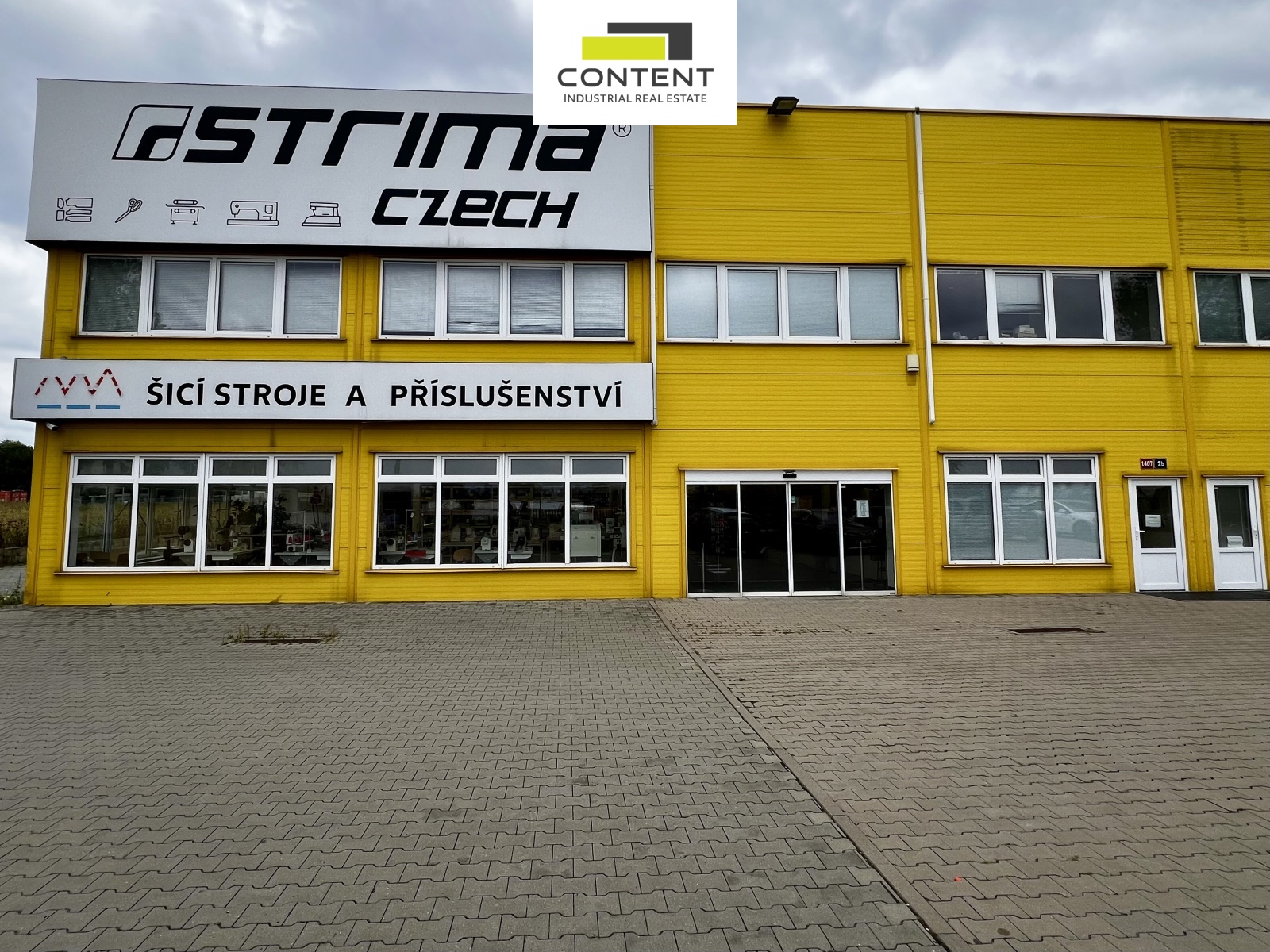 Pronájem skladu nebo výrobních prostor 800 m² Brno - Slatina.