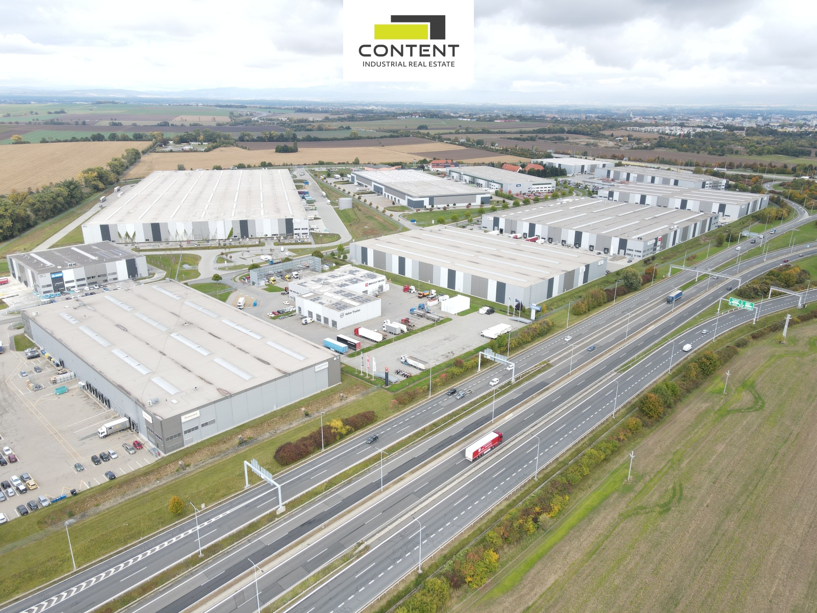 Podnájem skladu 1.150 m², Olomouc, Hněvotín