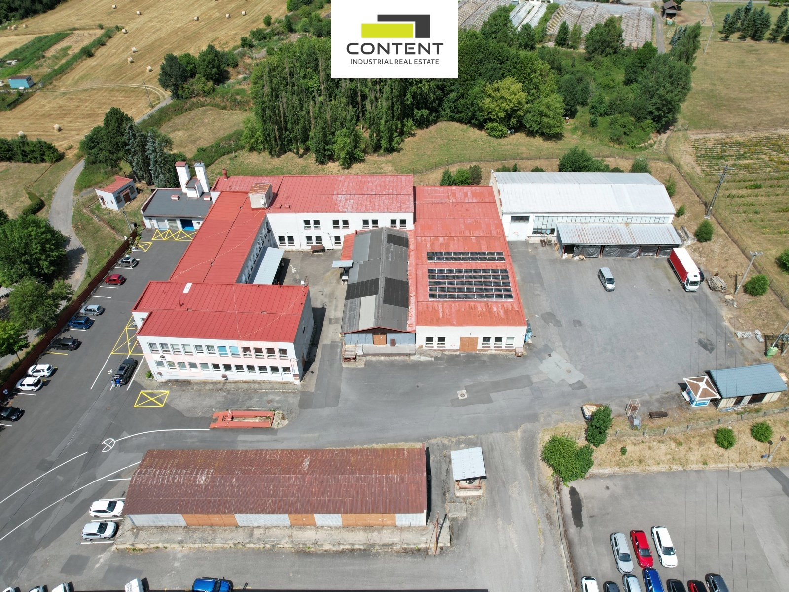 Pronájem výrobního, skladového areálu 4.664 m², Mariánské Lázně