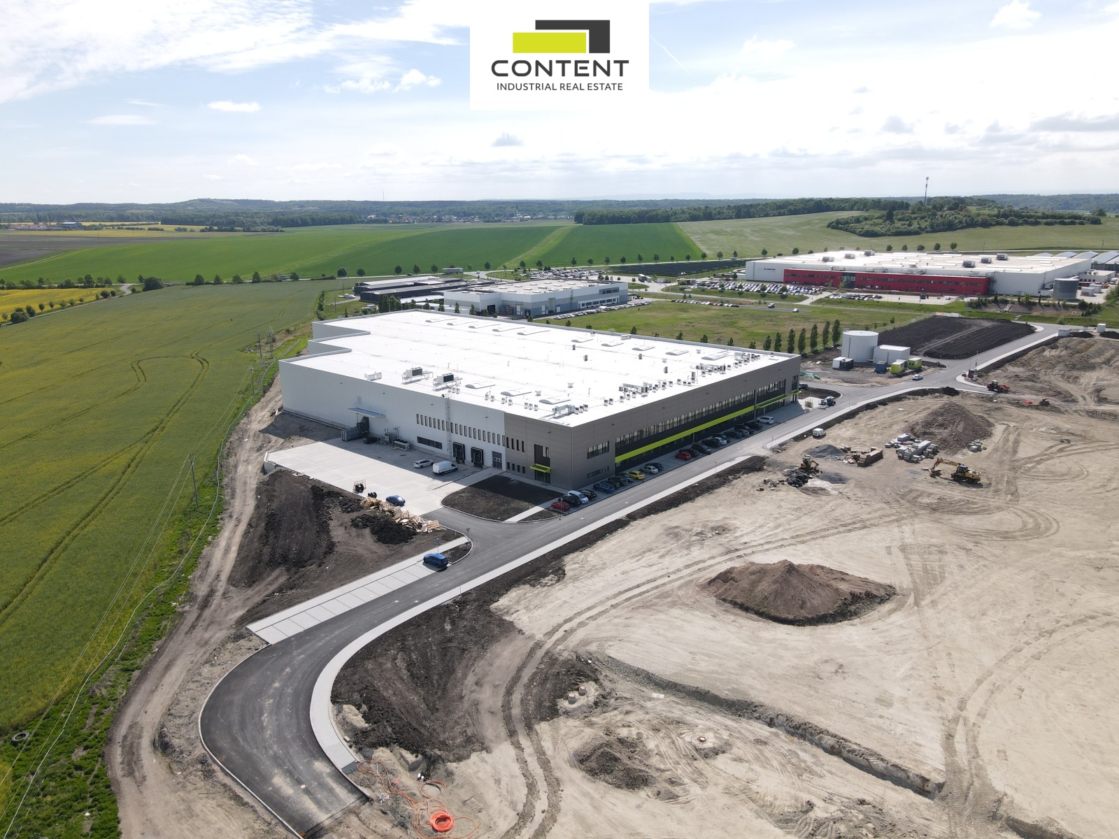 Pronájem novostavby skladu, výrobních prostor 3.000 m², Kolín, D11