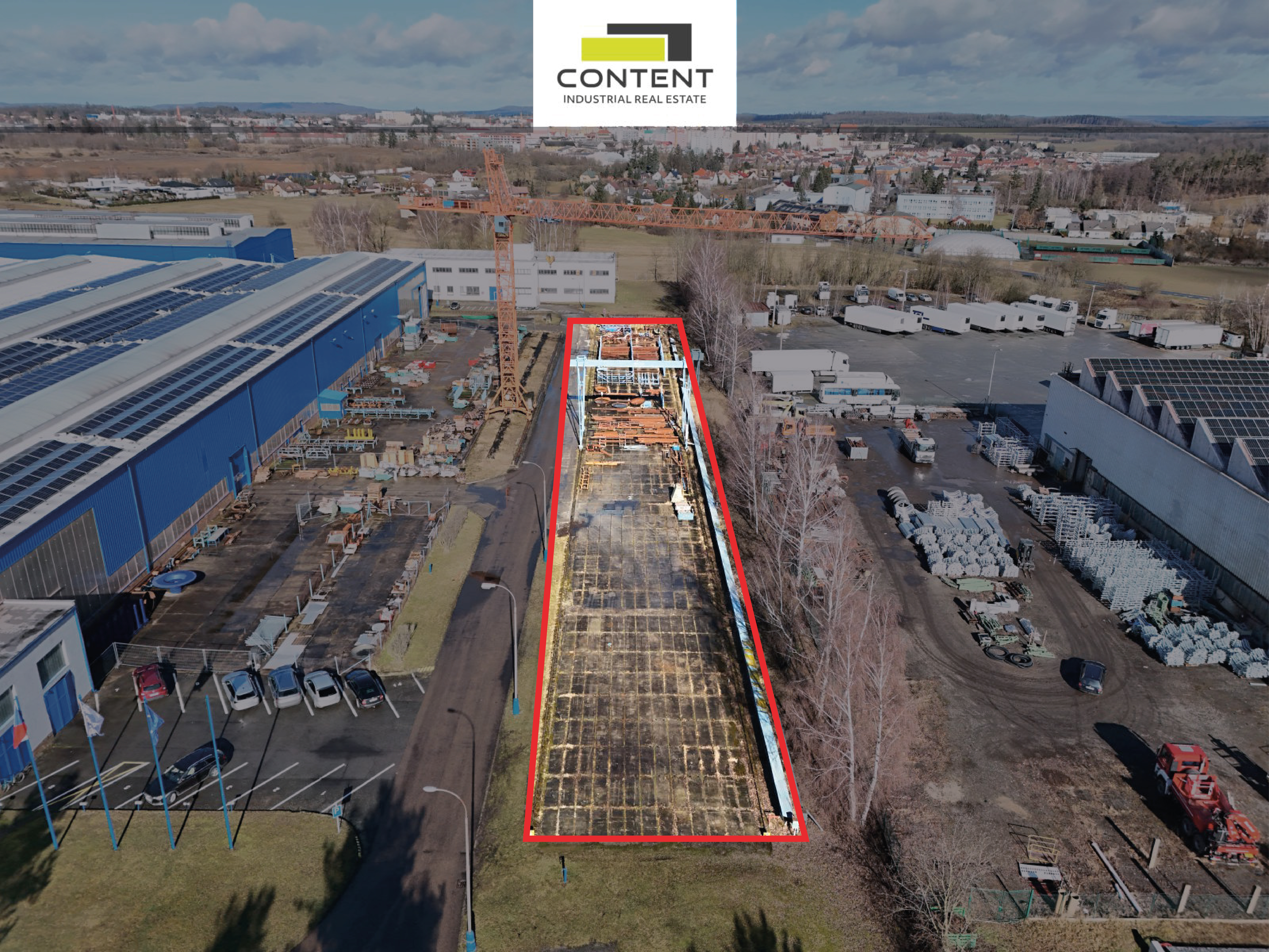 Pronájem venkovní plochy 2250 m², Benešov u Prahy