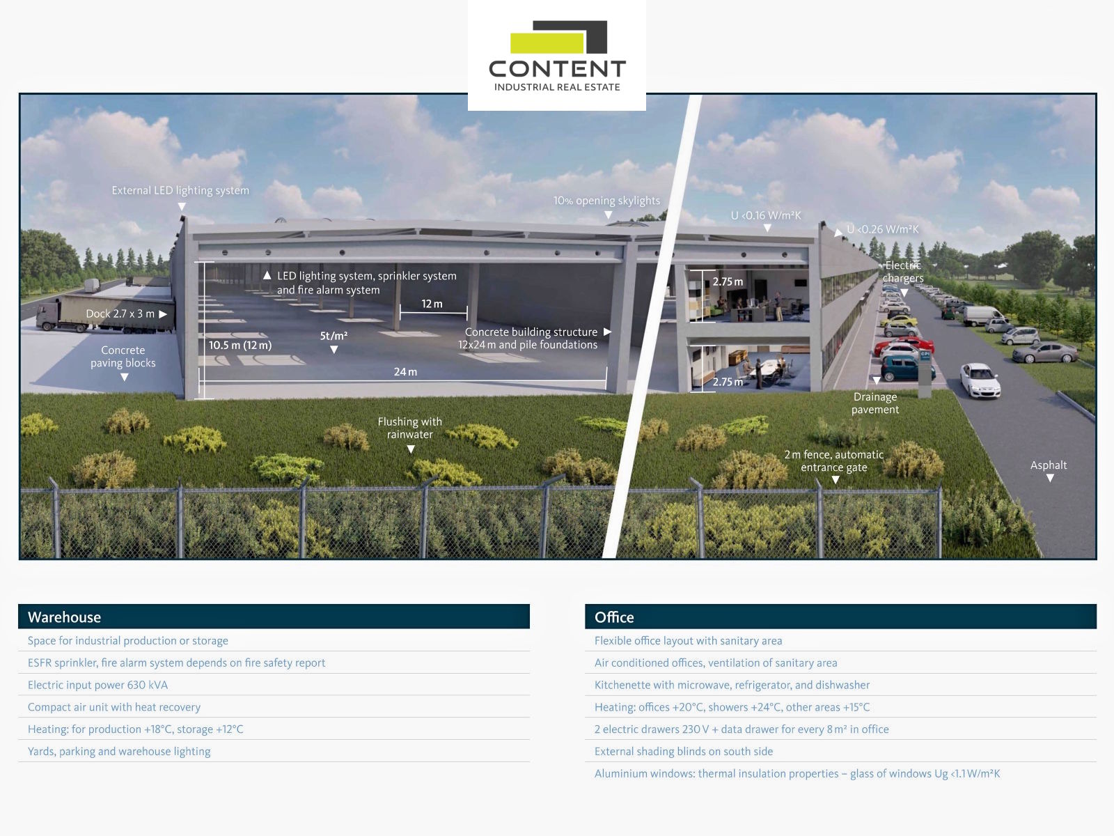 Pronájem skladu, výrobních prostor 10.580 m², Ústí nad Labem