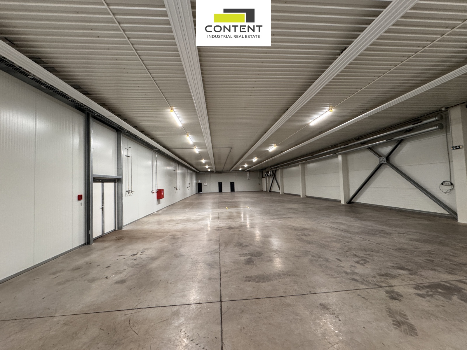 Pronájem novostavby skladu nebo výrobních prostor s kancelářemi 1106 m², Herink